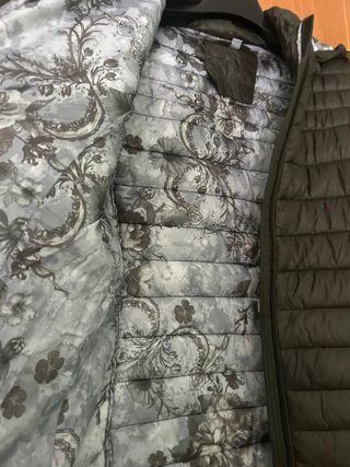 Abrigo acolchado verde