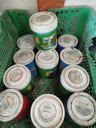 Herramientas y material de obra.