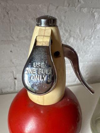 Botella Sifón Sparklet Inglesa Años 50