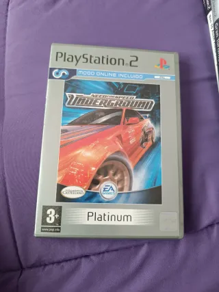 PlayStation 2 Need For Speed Underground Platinum