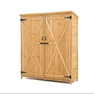 Armario exterior madera 44x140x162 cm Sundy