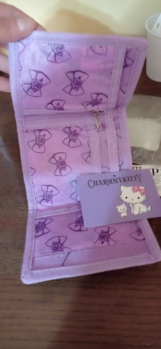 Portafoglio Hello Kitty viola
