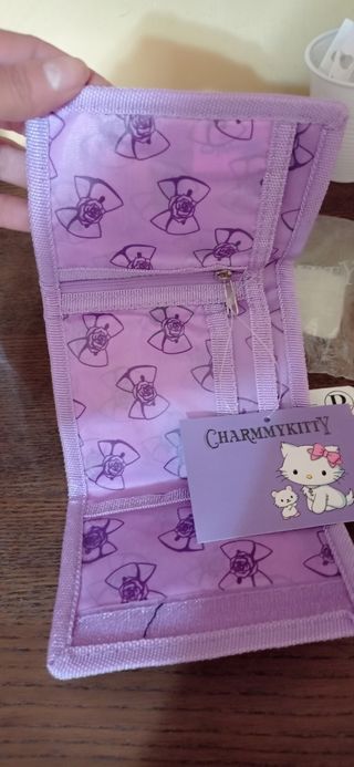 Portafoglio Hello Kitty viola