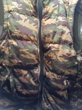 Chaleco Camuflaje Acolchado Talla M/L Unisex