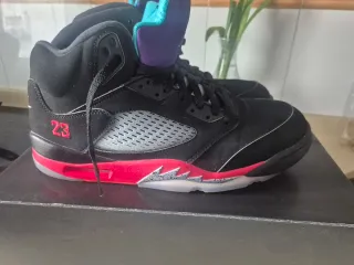 Air Jordan 5 Retro Negro/Rojo