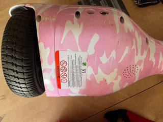 Hoverboard rosa camuflaje + bolso