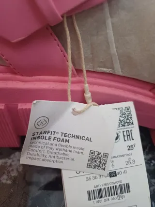 Sandalias cangrejeras plataforma rosas