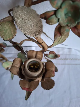 Coppia applique vintage antica