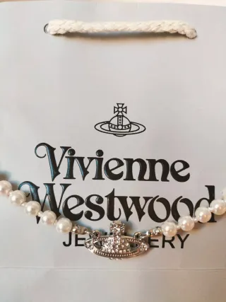 Colgante Vivienne Westwood Perlas Plata