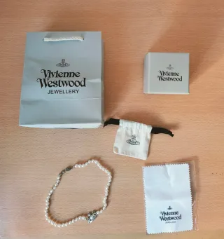 Colgante Vivienne Westwood Perlas Plata