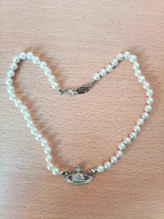 Colgante Vivienne Westwood Perlas Plata