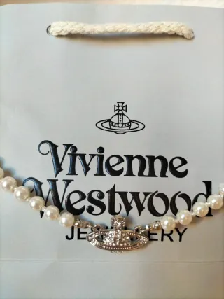 Colgante Vivienne Westwood Perlas Plata