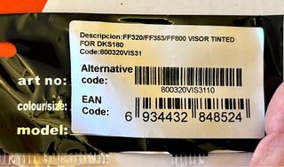 Pantalla oscura casco LS2 FF320/FF353/FF800