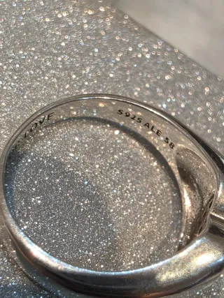 Anillo Corazón Plata Ley