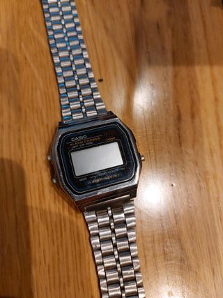 Orologio Casio A159W Argento Nero