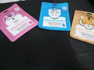 3 Mascarillas Faciales Animal Print