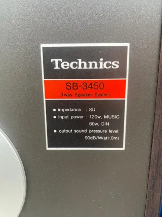 Altavoces Technics SB-3450