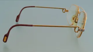 Gafas Cartier Vintage Años 80 Oro/Plata