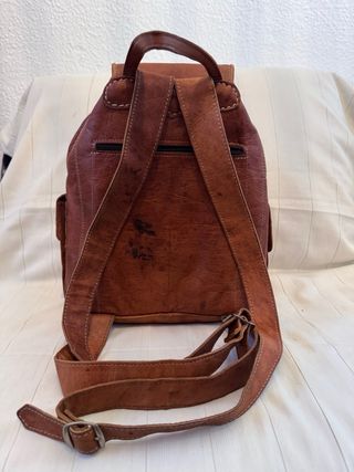 Mochila de cuero unisex