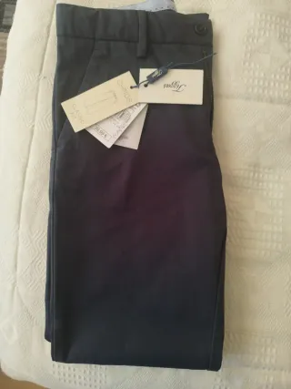 Traje comunión/evento gris y azul