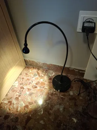 Lámpara Escritorio Flexible Ikea Negra