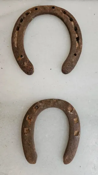 Lote Herraduras Antiguas Caballo