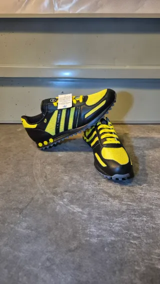Adidas LA Trainer GP Scarpe Vintage Nere Gialle 45