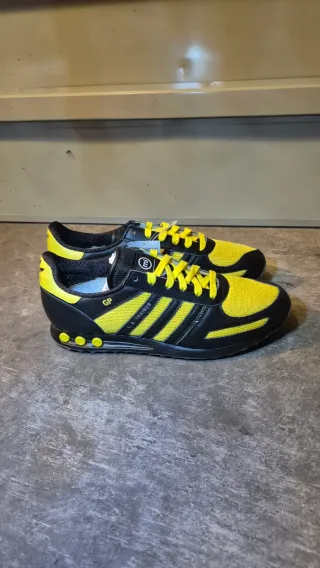 Adidas LA Trainer GP Scarpe Vintage Nere Gialle 45