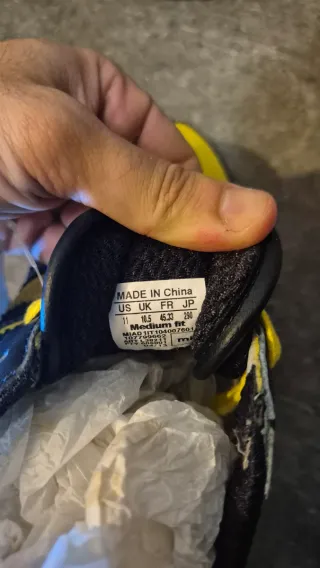 Adidas LA Trainer GP Scarpe Vintage Nere Gialle 45