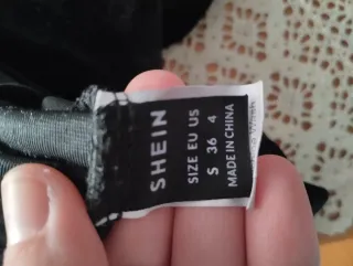 Vestido Terciopelo Negro Talla S