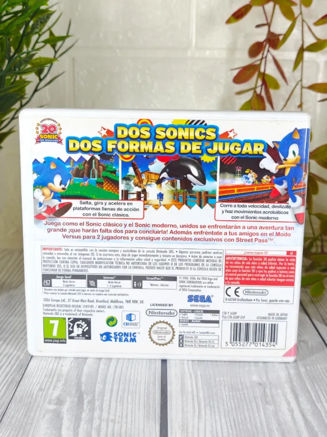 Juego Sonic Generations Nintendo 3ds