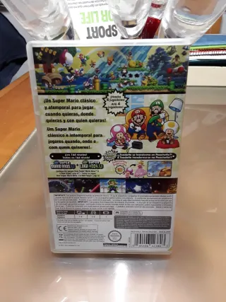 Caja y carátula New Super Mario Bros. U sin juego