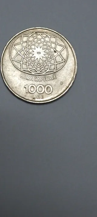 Moneta 1000 Lire Argento 1970 Concordia