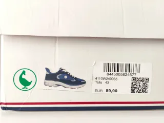 Zapatillas El Ganso Azul y Blanco