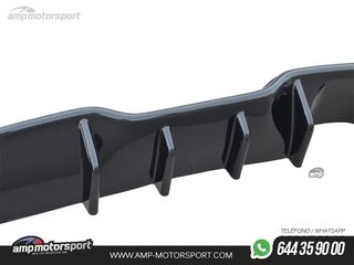 DIFUSOR TRASERO FORD FIESTA ST MK7 2012-2017 NEGRO MATE