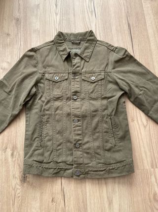 Chaqueta vaquera verde