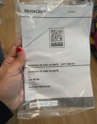 Freidora de aire SilverCrest 1000W