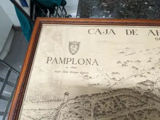 Mapa Pamplona 1560 Joaquín Arazuri
