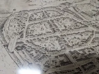 Mapa Pamplona 1560 Joaquín Arazuri