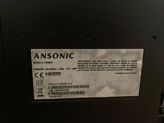 Televisión Ansonic TDT 24 Negra