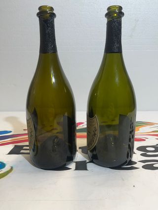 Bottiglia dom perignon vintage vuota botella vacía
