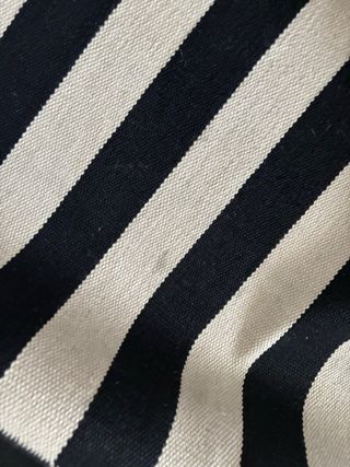 Alfombra IKEA STOCKHOLM rayas negro/hueso