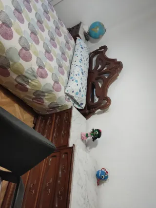 Dormitorio completo vintage - Colchón nuevo