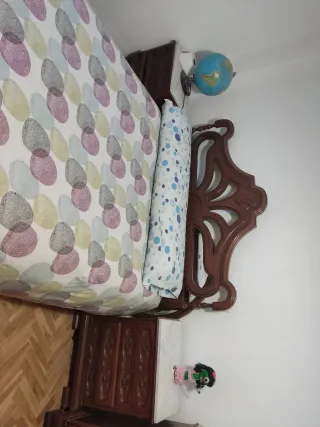 Dormitorio completo vintage - Colchón nuevo