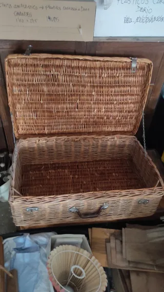 Cesta Mimbre Vintage Grande