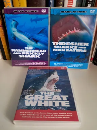 Colección Triple DVD Tiburones em Ingles