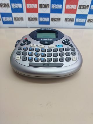Rotuladora escritorio AZERTY plateada - DYMO LetraTag LT-100T