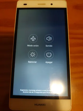 Huawei Blanco Móvil funciona bien