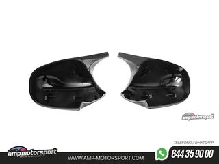 CARCASAS DE ESPEJOS PARA BMW SERIE 1 LOOK M NEGRO BRILLO