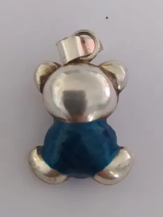 Colgante Oso Vintage Plata 925 - Italia